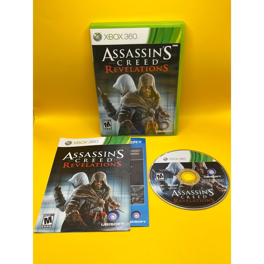 Assassin's Creed: Revelations (Microsoft Xbox 360, 2011) CIB -Tested and Working